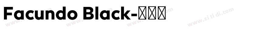 Facundo Black字体转换